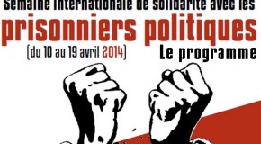 Programme de la Semaine internationale de solidarité avec les prisonnières-ers politiques 2014